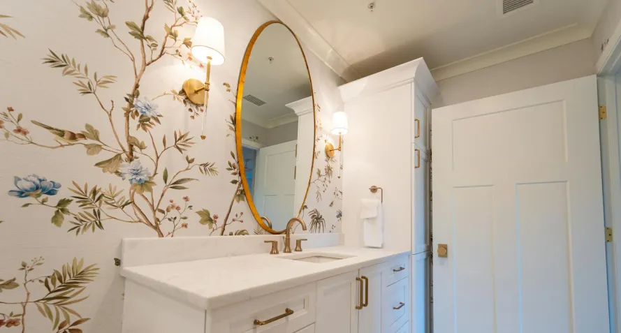 wallpaper install bathroom williston nd